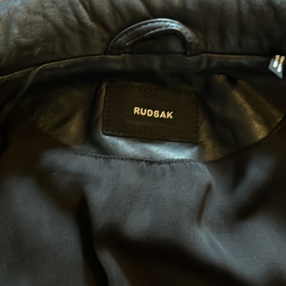 Rudsak Leather Moto Jacket (XS) - Picture 6 of 12